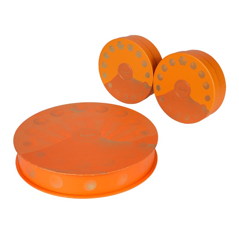 Styv fuktsäker rund godisask