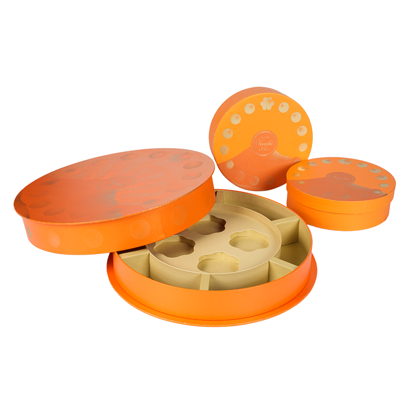 Styv fuktsäker rund godisask