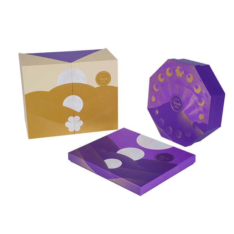 Styv dubbeldörrs chokladförpackningsask