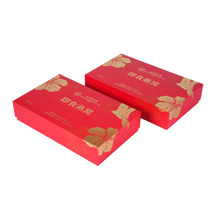 Presentförpackning för fågelbo med stelt lyftlock