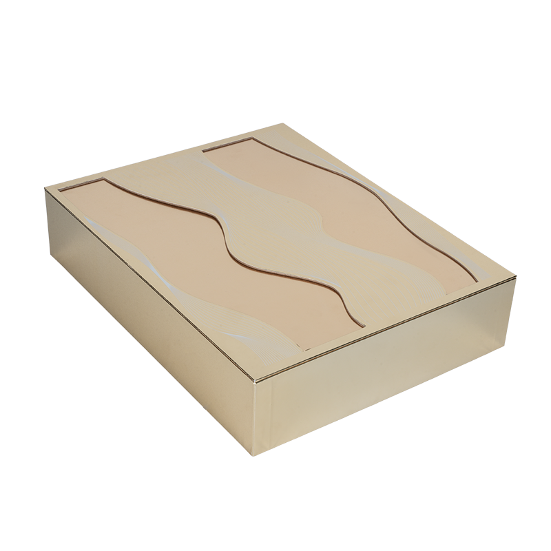 Styv presentförpackning för matolja med två dörrar