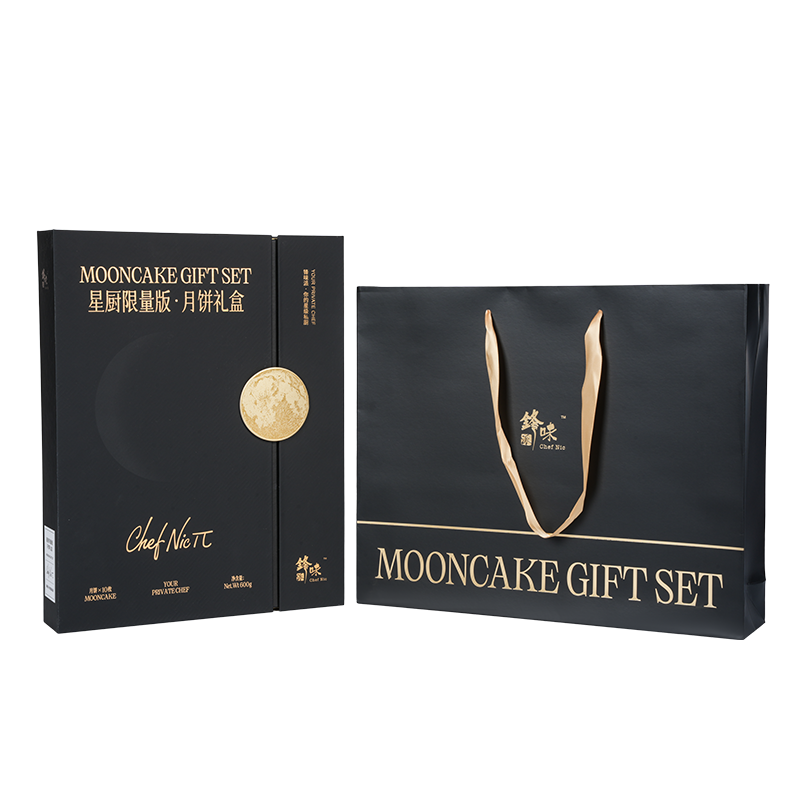 Vattentåligt handtag för tårtpåse i kraft/vit kartong