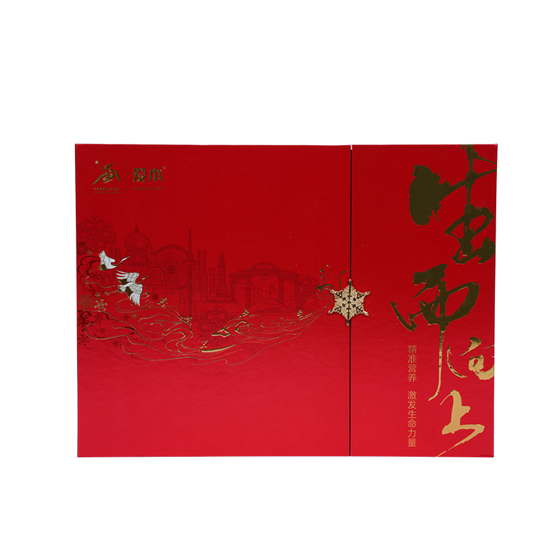 Styv dubbeldörrs tårtförpackningslåda