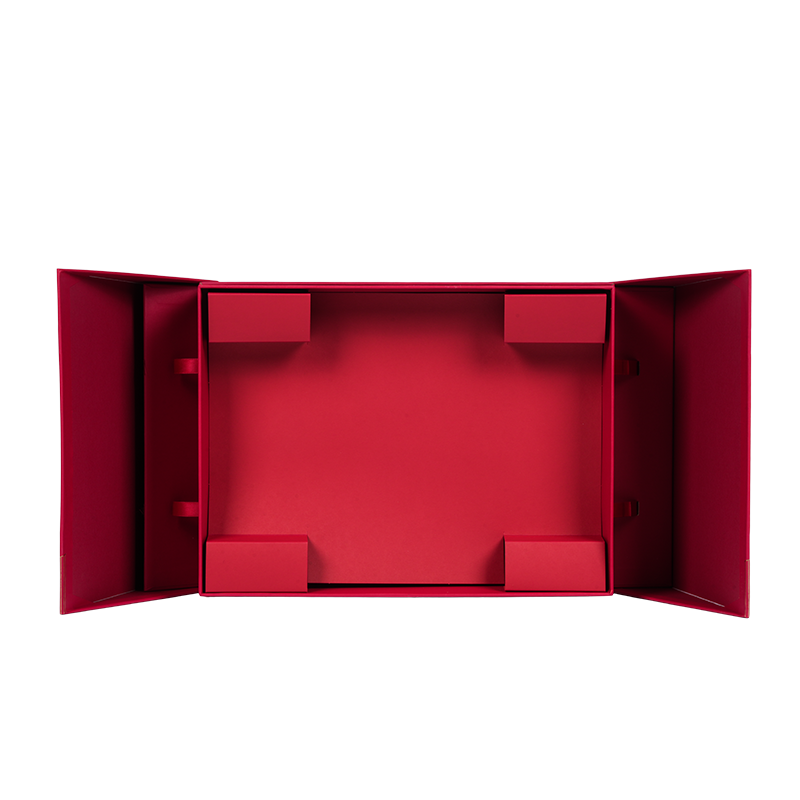 Styv dubbeldörrs tårtförpackningslåda