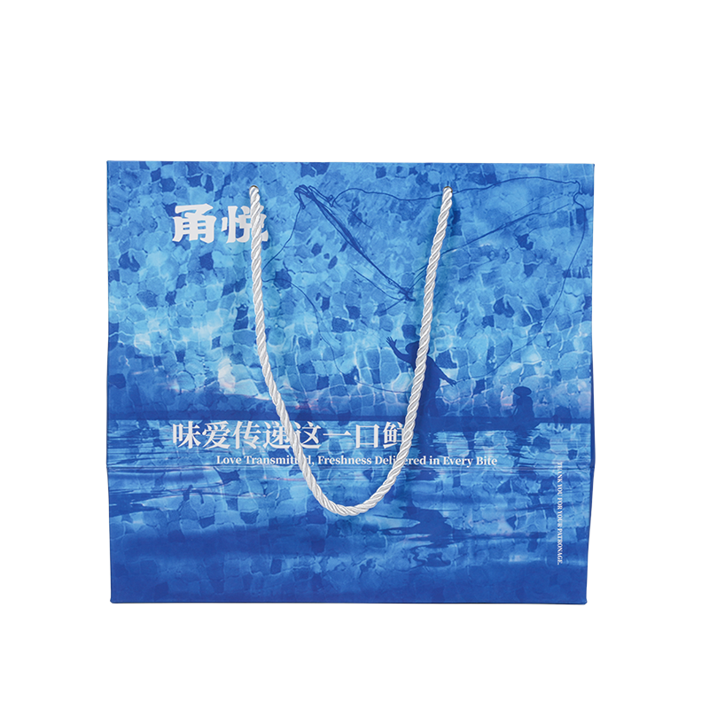 Medelmjuk handbärbar kraftpapperspåse