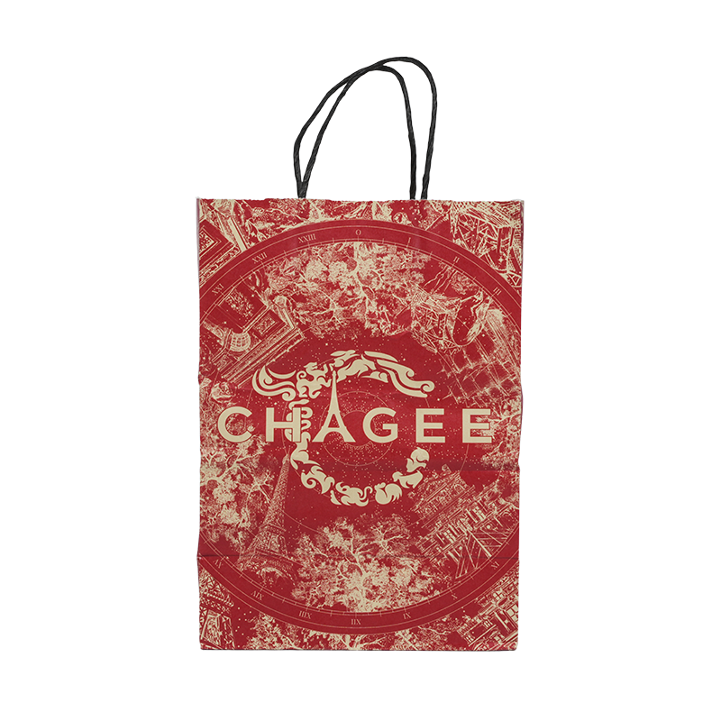 Varmstansande präglad vit papperspåse av kartong för parfymförpackning