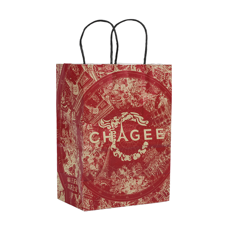 Varmstansande präglad vit papperspåse av kartong för parfymförpackning