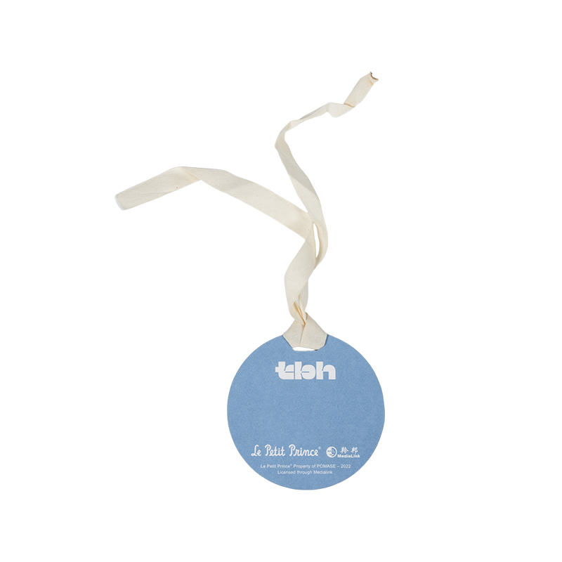 Dubbellagers vit kartong hängetiketter för plaggförpackning