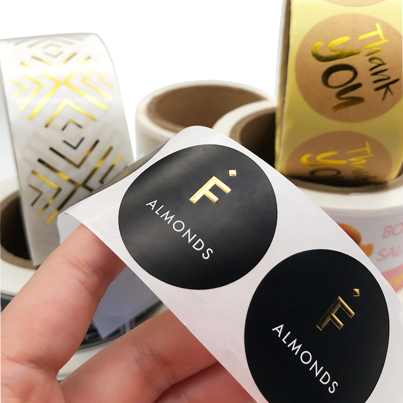 Bestruket papper självhäftande etikett