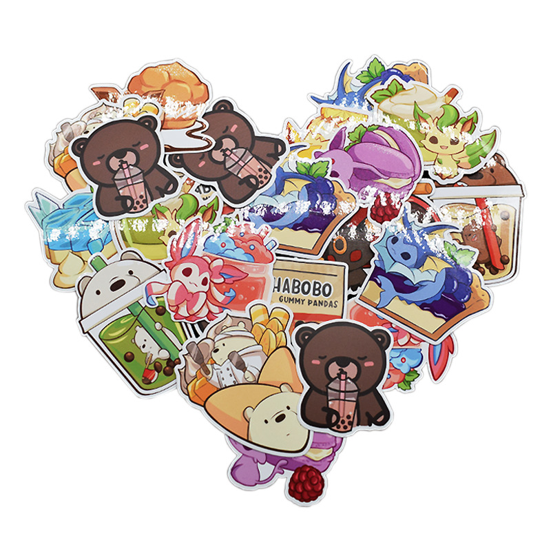 Bestruket papper självhäftande etikett