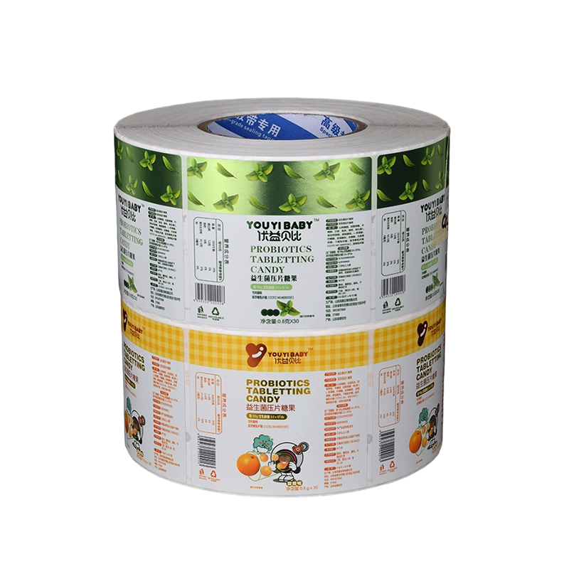 Bestruket papper självhäftande etikett